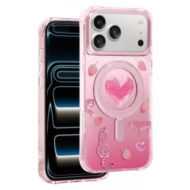 Keephone Apple iPhone 18 Pro Max/17 Pro Max Peachy Magsafe Kapak - Pembe