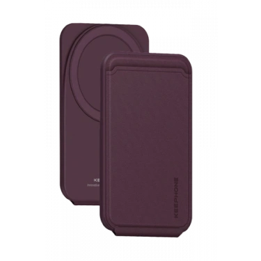 Keephone MagFold Deri Manyetik Cüzdan - Bordo