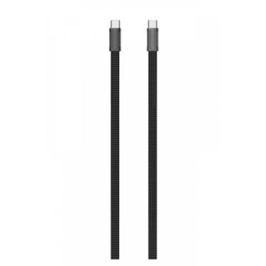 Keephone Weaveport 1.2M 60W  Type-C to Type-C PD Hızlı Şarj Data Kablosu - Siyah