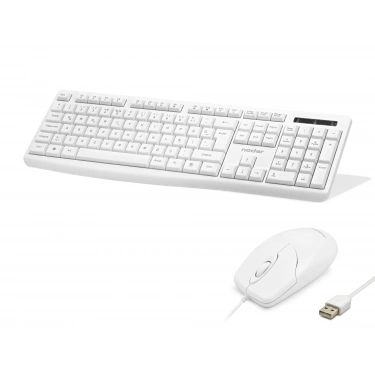 Klavye Ve Mouse Seti - Beyaz KM8519