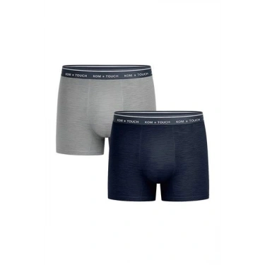 Kom Touch 2 Li Modal Dikişsiz Boxer