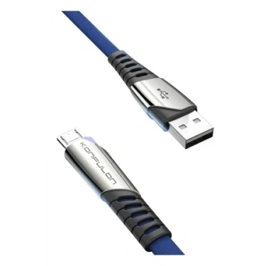 Konfulon DC16 Micro USB Kablo 1M 2.4A - Mavi