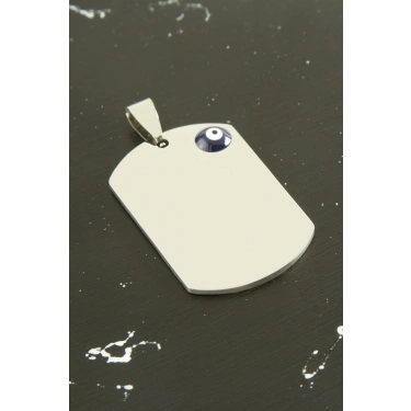 Künye Çelik Kolye Ucu 2,5*3,5 cm