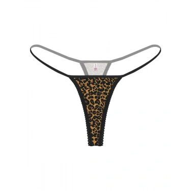Leopar Desenli Kadın Fantezi String