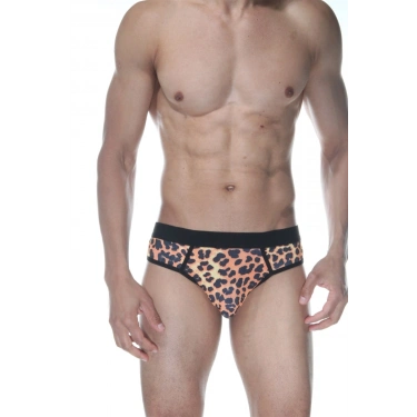 Leopar Jockstrap Fantezi İç Giyim
