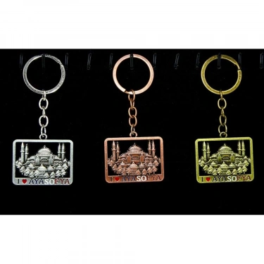 Metal Ayasofya Anahtarlık