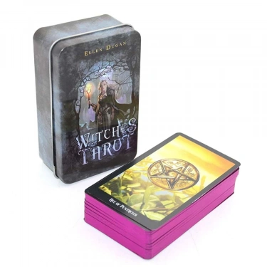 Metal Kutulu Tarot Kartı