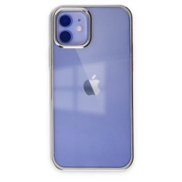Newface Apple iPhone 12 Kılıf Element Silikon - Gümüş