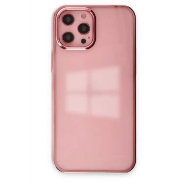 Newface Apple iPhone 12 Pro Max Kılıf Element Silikon - Pembe