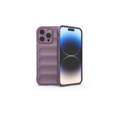 Newface Apple iPhone 14 Pro Max Kılıf Optimum Silikon - Mor