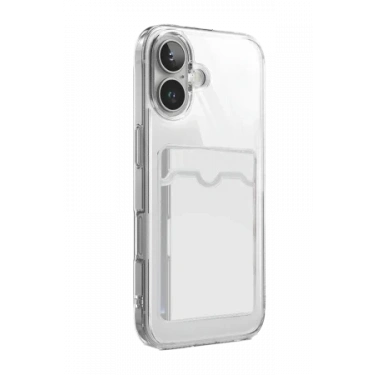 Newface Apple iPhone 17 Kart Şeffaf Silikon - Şeffaf