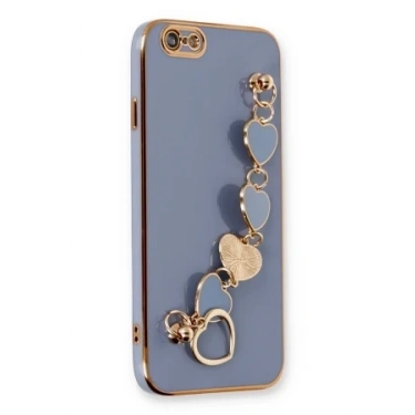 Newface Apple iPhone 6 Kılıf Esila Silikon - Gri