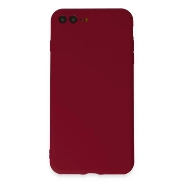 Newface Apple iPhone 7 Plus Kılıf First Silikon - Bordo