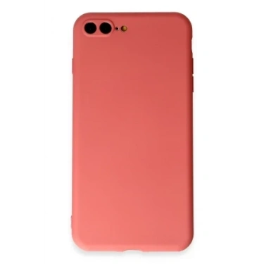 Newface Apple iPhone 7 Plus Kılıf First Silikon - Kiremit