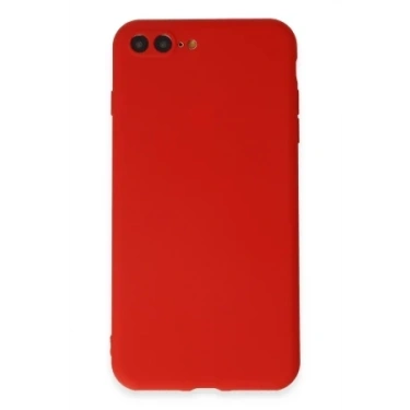 Newface Apple iPhone 7 Plus Kılıf First Silikon - Kırmızı