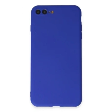 Newface Apple iPhone 7 Plus Kılıf First Silikon - Koyu Mavi