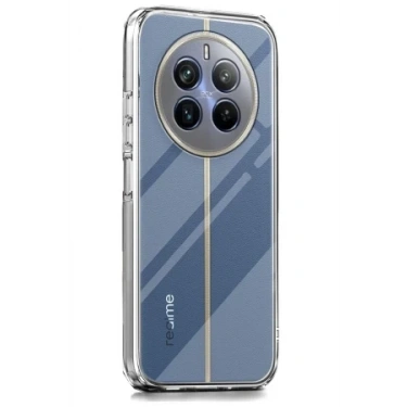 Newface Realme 12 Pro Plus Kılıf Lüx Şeffaf Silikon