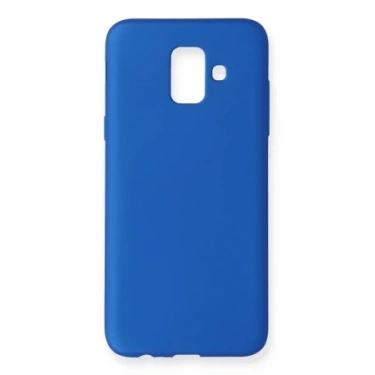 Newface Samsung Galaxy A6 2018 Kılıf First Silikon - Mavi