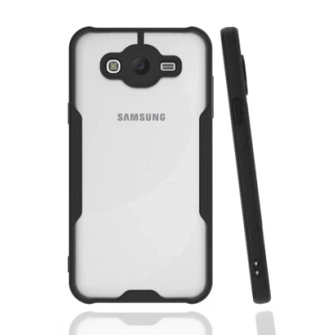 Newface Samsung Galaxy J7 Kılıf Platin Silikon - Siyah