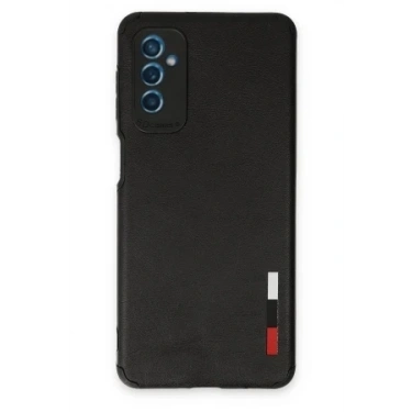 Newface Samsung Galaxy M52 5G Kılıf Loop Deri Silikon - Siyah