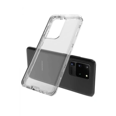 Newface Samsung Galaxy S20 Plus Kılıf Lüx Şeffaf Silikon