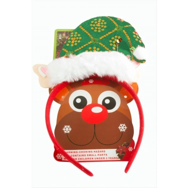 Noel Baba Şapkası Yılbaşı Taç