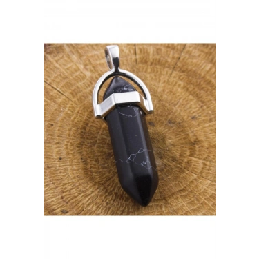 Obsidyen Point Kolye Ucu