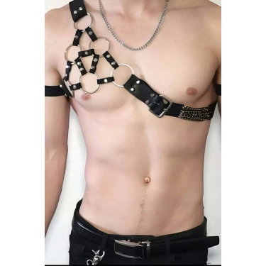 Omuzdan Tek Akılı Erkek  Harness - m101