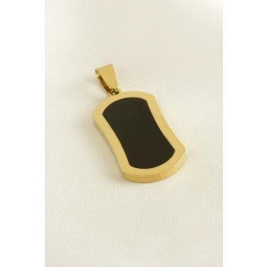 Oval Çelik Kolye Ucu 1,5*3 cm
