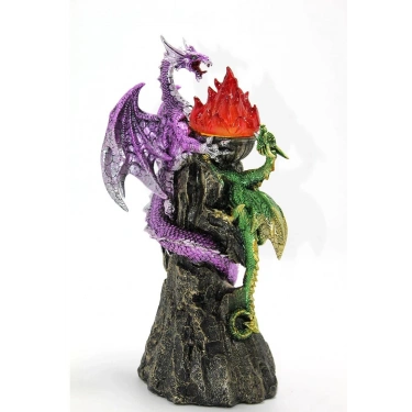 Polyester Ledli Dragon Figürü Alk2335