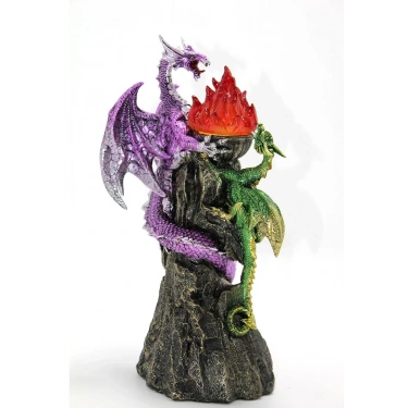 Polyester Ledli Dragon Figürü Alk2335