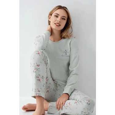 Rolypoly 3703-s Kadın Uzun Kol Pijama Takım