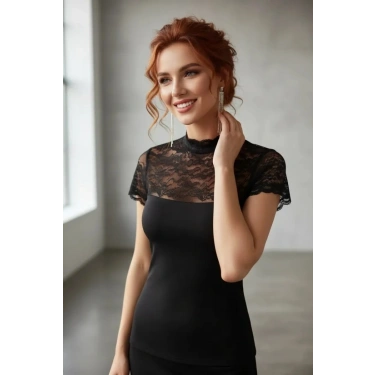 Şahinler Bayan Likralı Dantelli Atlet B625