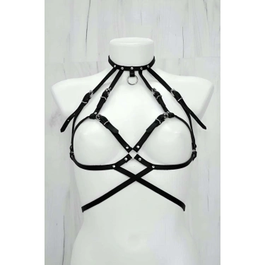 Seksi Giyim Deri Harness - 330