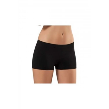 Siyah Dikişsiz Kadın Boxer Korse - 700