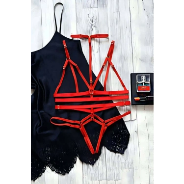 String - Sütyen Lastik Harness Takım - 144