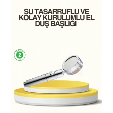 Su Basıncını Artıran Sızdırmaz Duş Başlığı