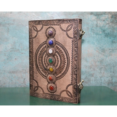 Taşlı Deri Defter