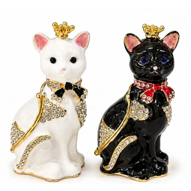 Taşlı Kedi Figürü Biblo