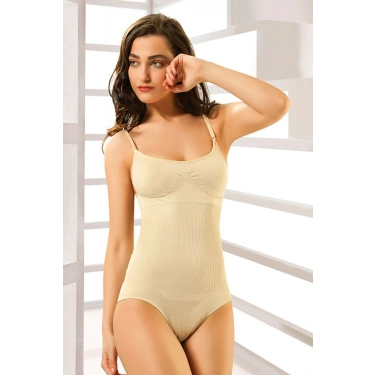 Ten Kancalı Dikişsiz Korse - 755