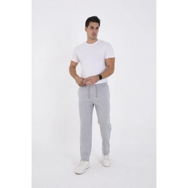 Üç İplik Basic Eşofman Pantolon - Gri