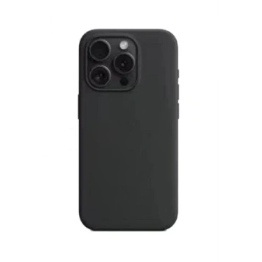 URR Apple iPhone 15 Pro Max Liquid Silikon Kapak - Siyah