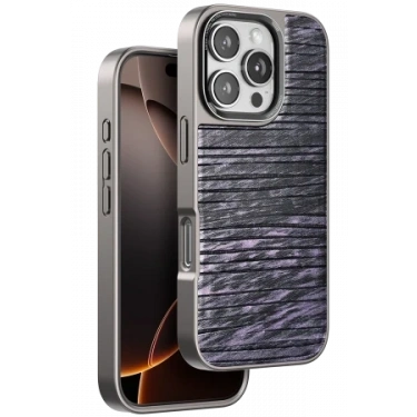 Venco Apple iPhone 16 Pro Wave Kapak - Derin Mor