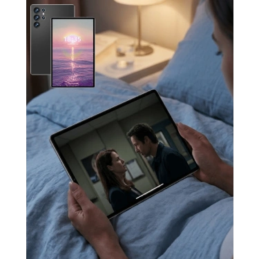 WiFi Destekli Android Tablet 10.1 İnç Geniş Ekran Tablet Seti
