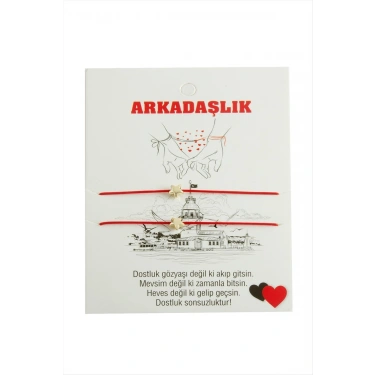 Yıldız Arkadaşlık İp Bileklik 2 Adet