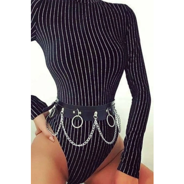 Zincirli Bel Üzeri Şık Harness 639