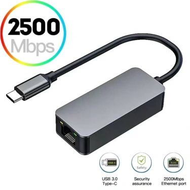 ZR621 Type-C Gen1 2,5G Ethernet Çevirici