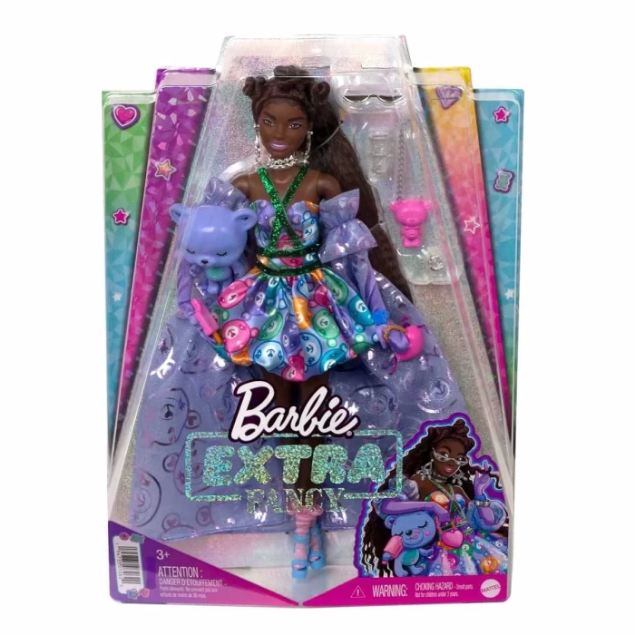 Barbie Extra Şık Bebek ve Hayvan Dostu Ayıcık HHN13
