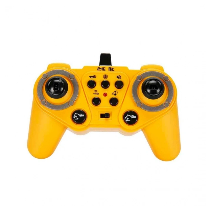 1:12 Sesli ve Işıklı USB Şarjlı Uzaktan Kumandalı İş Makinesi 35 cm