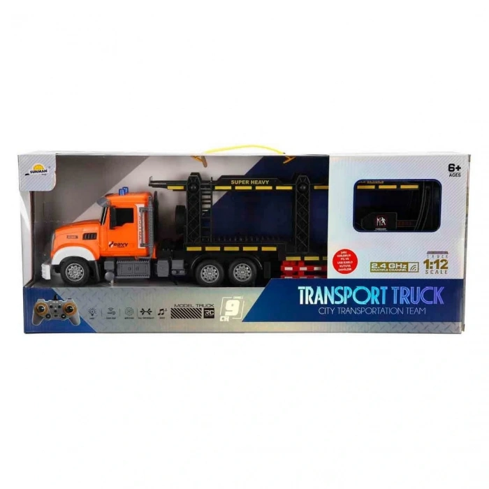 1:12 Sesli ve Işıklı USB Şarjlı Uzaktan Kumandalı Transporter 56 cm